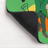 Dansende kabouter, St. Patrick's Day cartoon Muismat (Hoek)