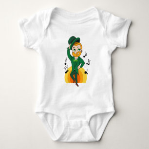 Dansende kabouter, St. Patrick's Day cartoon Romper