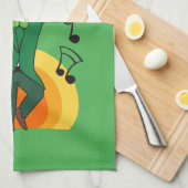 Dansende kabouter, St. Patrick's Day cartoon Theedoek (Quarter Fold)