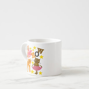 Dansende katten espresso kop