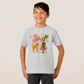 Dansende katten t-shirt (Voorkant volledig)