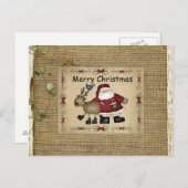 Dansende kerst Kaart (Voorkant / Achterkant)