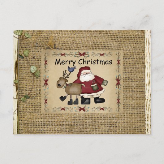 Dansende kerst Kaart (Voorkant)