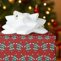 Dansende Kerstbomen Xmas Pixel Art Patroon