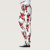 dansende Kerstman Leggings (Links)