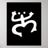 Dansende kikker uit de oudheid poster (Voorkant)