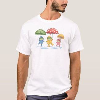 Dansende kikkers in de regen | grillige Natuur T-shirt
