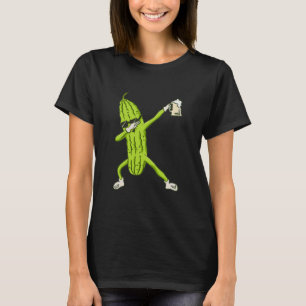 Dansende komkommer van pakbon t-shirt