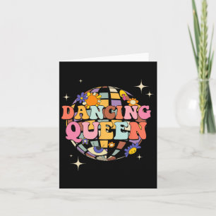 Dansende Koningin Dance Mam Voor Dansfeesten Kaart