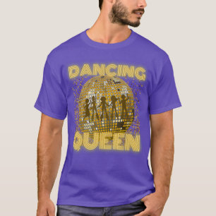 Dansende Koningin Retro Danser 70s 80s 90s T-shirt