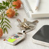 Dansende koningin. sleutelhanger (Zijkant)