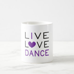Dansende Live Love Dance Queen Dancer Gift Idee Koffiemok