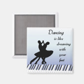 Dansende magneet (Voorkant / Achterkant)