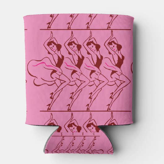 Dansende meisjes Thunder_Cove Blikjeskoeler (Achterkant)