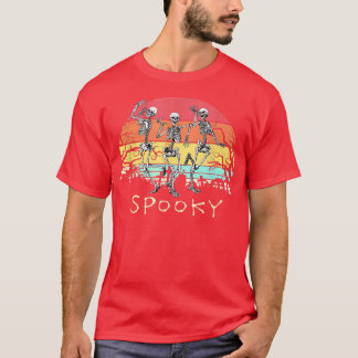 dansende muren Halloween skelet dansend Women me T-shirt