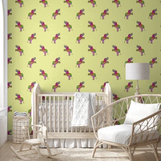 Dansende Nelly Behang (Kinderen)
