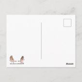 Dansende Noorse Raaf Briefkaart (Achterkant)