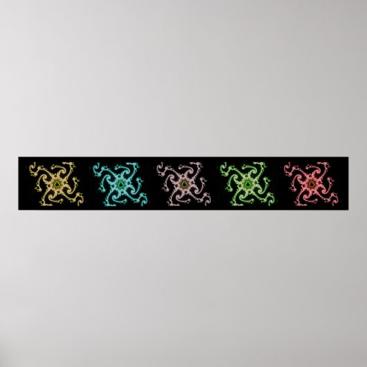 Dansende octopussen poster (Voorkant)