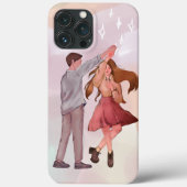 Dansende Paar Romance Telefoontas Case-Mate iPhone Case (Achterkant)