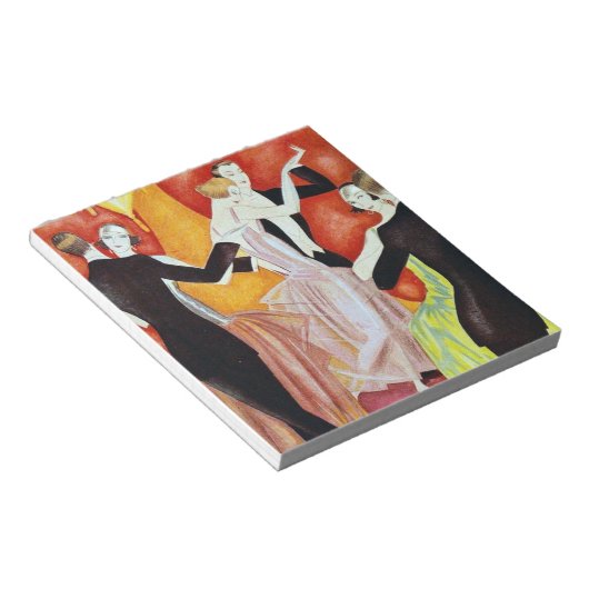 Dansende paren uit 1920 notitieblok (Schuin)