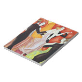 Dansende paren uit 1920 notitieblok (Gedraaid)