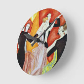 Dansende paren uit 1920 ronde klok (Hoek)