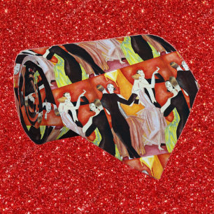 Dansende paren uit 1920 stropdas