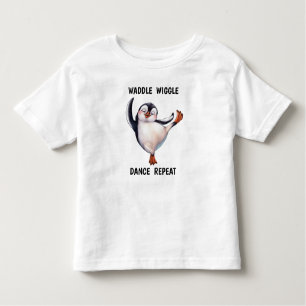 Dansende Penguin Kinder Shirts