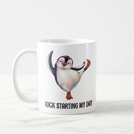 Dansende Penguin Koffiemok (Links)
