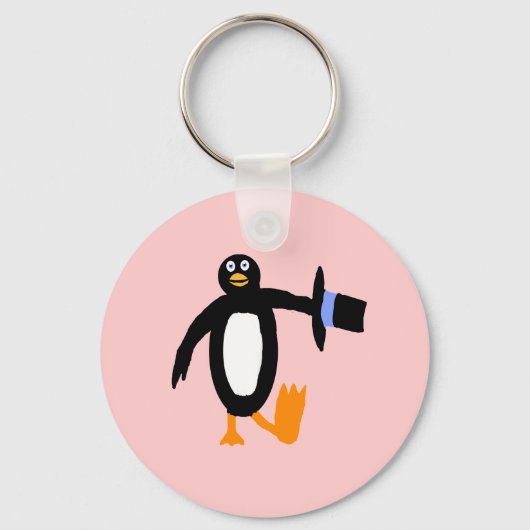 Dansende Penguin Sleutelhanger (Voorkant)