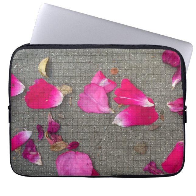 Dansende Petals IV Laptop Sleeve (Voorkant)