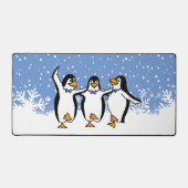 Dansende pinguïns Design Desk Mat (Voorkant)