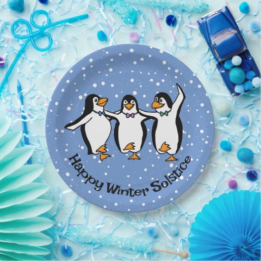 Dansende pinguïns ontwerp papier Bord (Feest)