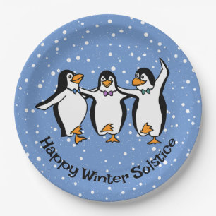Dansende pinguïns ontwerp papier Bord