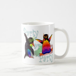 dansende pinguins party copy koffiemok