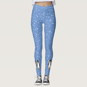 Dansende Pinguïns Sneeuwontwerp Leggings