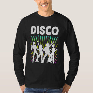 Dansende Retro Disco Boogie Bellbottom Danser Bopp T-shirt