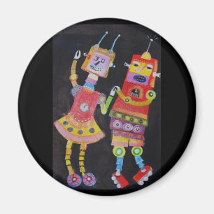 Dansende robots magneet