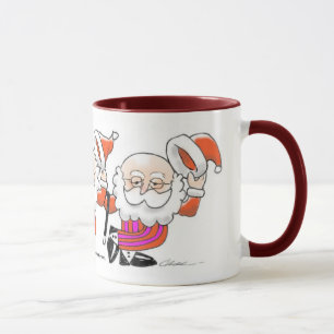Dansende Santas mok