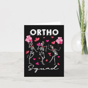 Dansende Skelet Ortho Squad Orthopedische Valentij Kaart