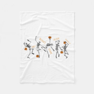 Dansende Skeleton Bible Verse Droge Botten komen t Fleece Deken