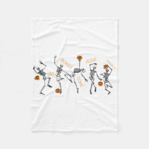 Dansende Skeleton Bible Verse Droge Botten komen t Fleece Deken
