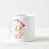 Dansende Skeleton Self Love Club Valentijn Retro Koffiemok (Voorkant links)
