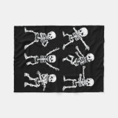Dansende skeletten Dance Challenge Boys Girl Kinde Fleece Deken (Voorkant (Horizontaal))