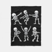Dansende skeletten Dance Challenge Boys Girl Kinde Fleece Deken (Voorkant)