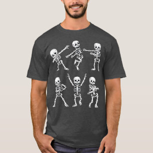 Dansende skeletten Dance Challenge Boys Girl Kinde T-shirt
