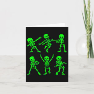 Dansende skeletten Dance Challenge Girl Boys Kinde Kaart