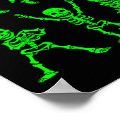 Dansende skeletten Dance Challenge Girl Boys Kinde Poster (Hoek)