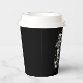 Dansende skeletten Dance Challenge Halloween Papieren Bekers (Rechts)