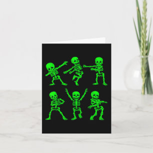 Dansende Skeletten Dans Challenge Meisjes Jongens  Kaart